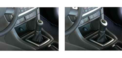 FORD FOCUS shift gear knob + gaiter illuminated leather  