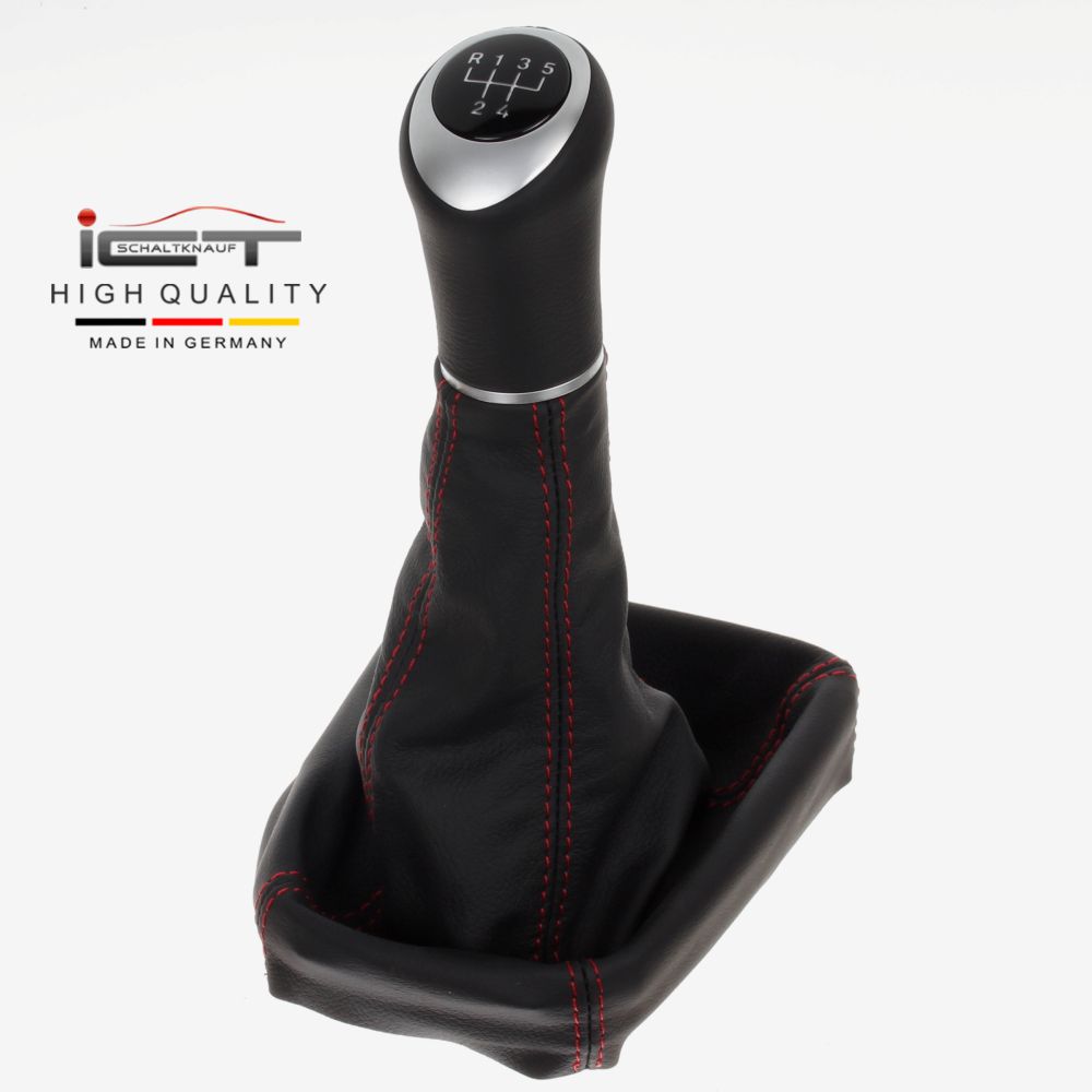 Leather Ict Gear Shift Knob Gaiter Boot Opel Vauxhall Astra G Mk4 Thread Red C65 Ebay