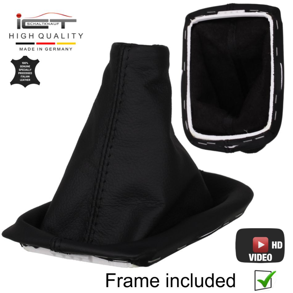 Premium 100 leather ICT gear stick gaiter boot Volvo V50 0413 frame