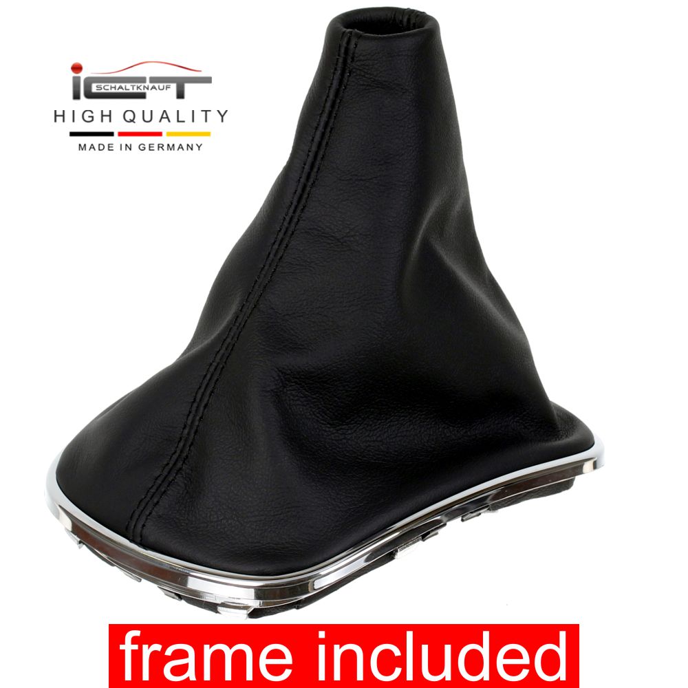 Red Stitching Manuel CUIR GEAR GAITER Fits SAAB 9-3 93 SS 2003+